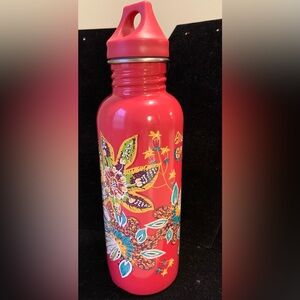 Vera Bradley Red Floral Water Bottle